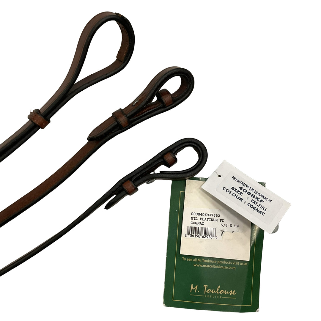 M. Toulouse X-Full Flat Rein Brown New - H