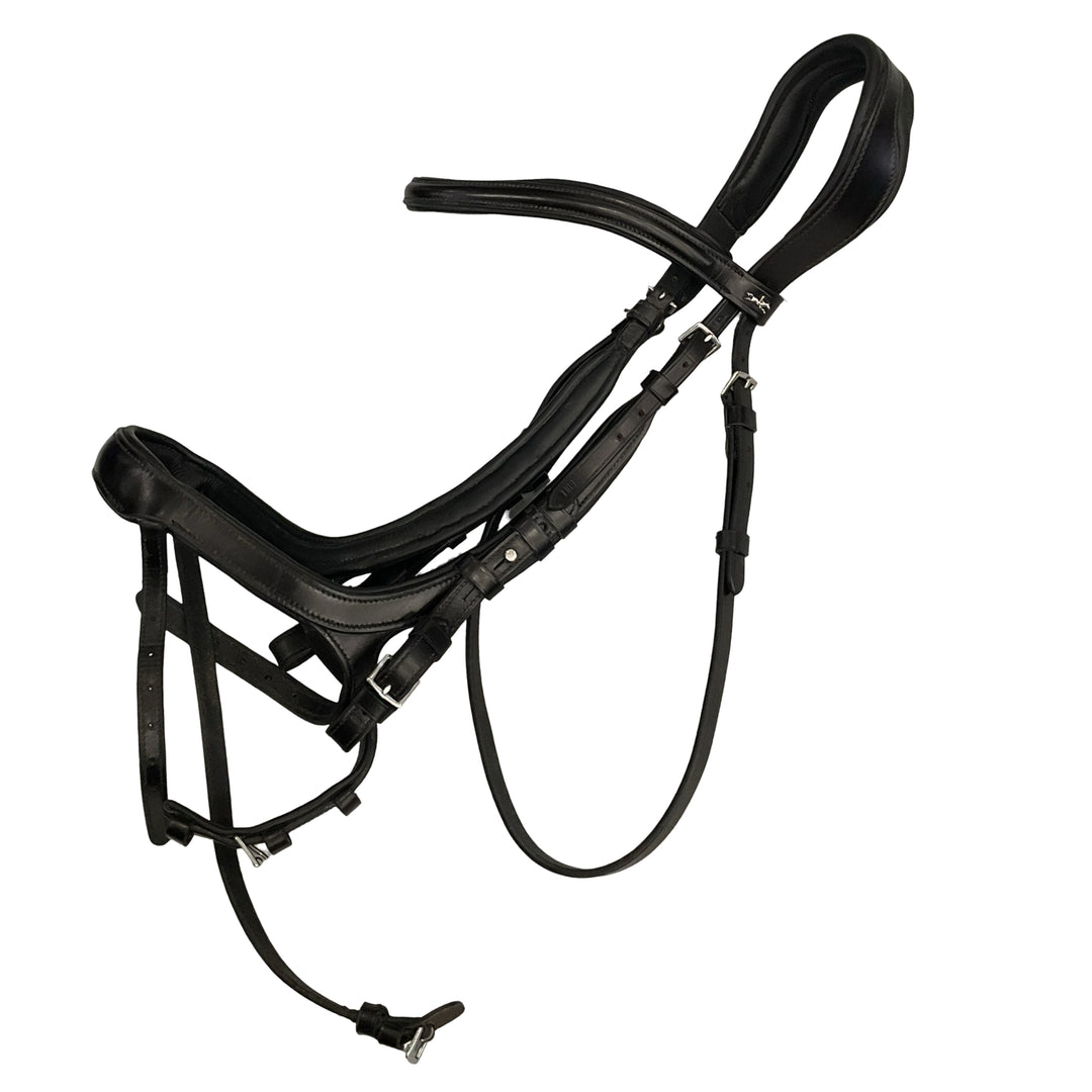 Schockemohle Full Stanford Anatomic Snaffle Bridle Black Used