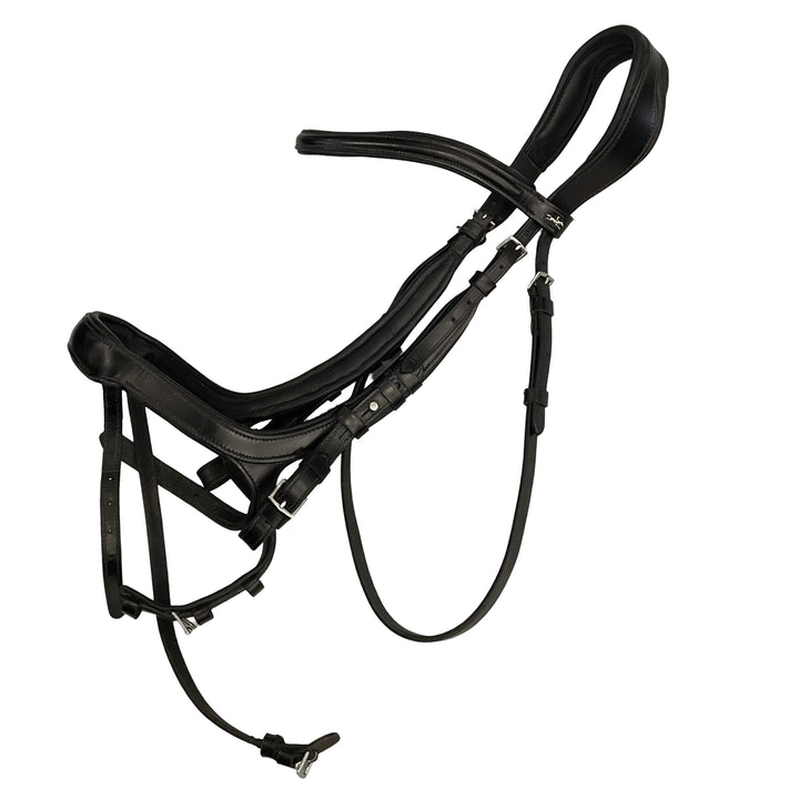 Schockemohle Full Stanford Anatomic Snaffle Bridle Black Used