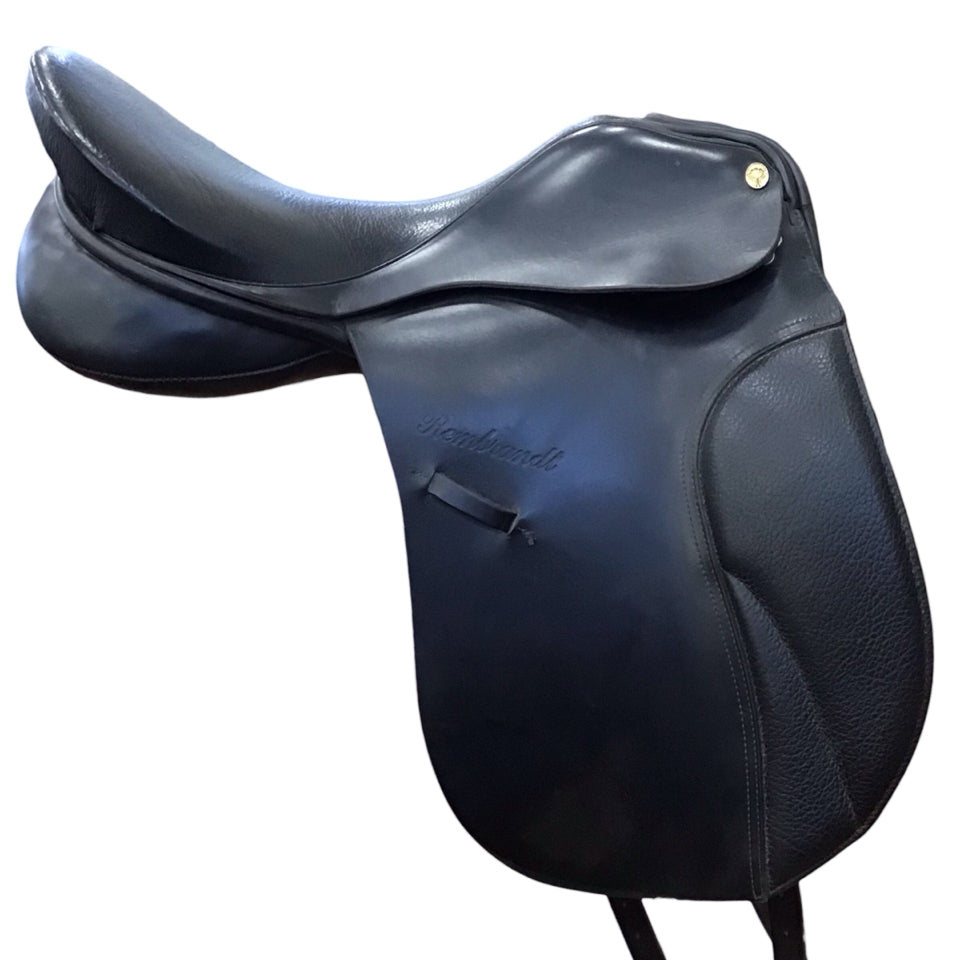 18.5" Rembrandt Integra Adjustable Used Dressage Saddle - H