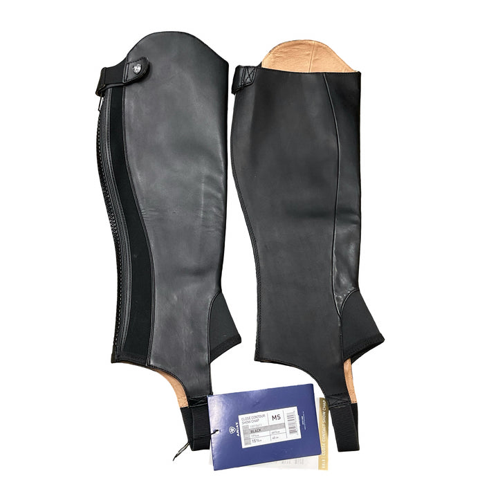 Ariat Women's MS Close Contour Show Chap Black New
