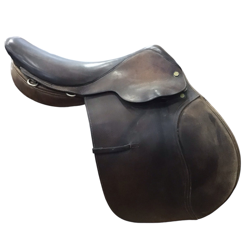 16.5" Crosby Hampton Classic Medium/Narrow Used Hunter/Jumper Saddle - H