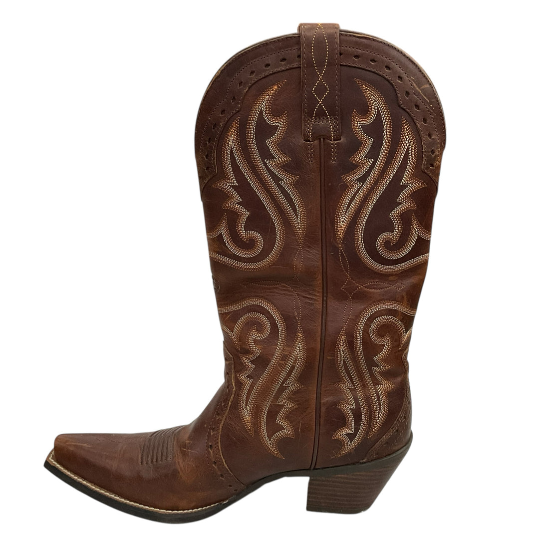 Ariat Women's 8.5 Heritage Western X Toe Boot Vintage Caramel Used - H