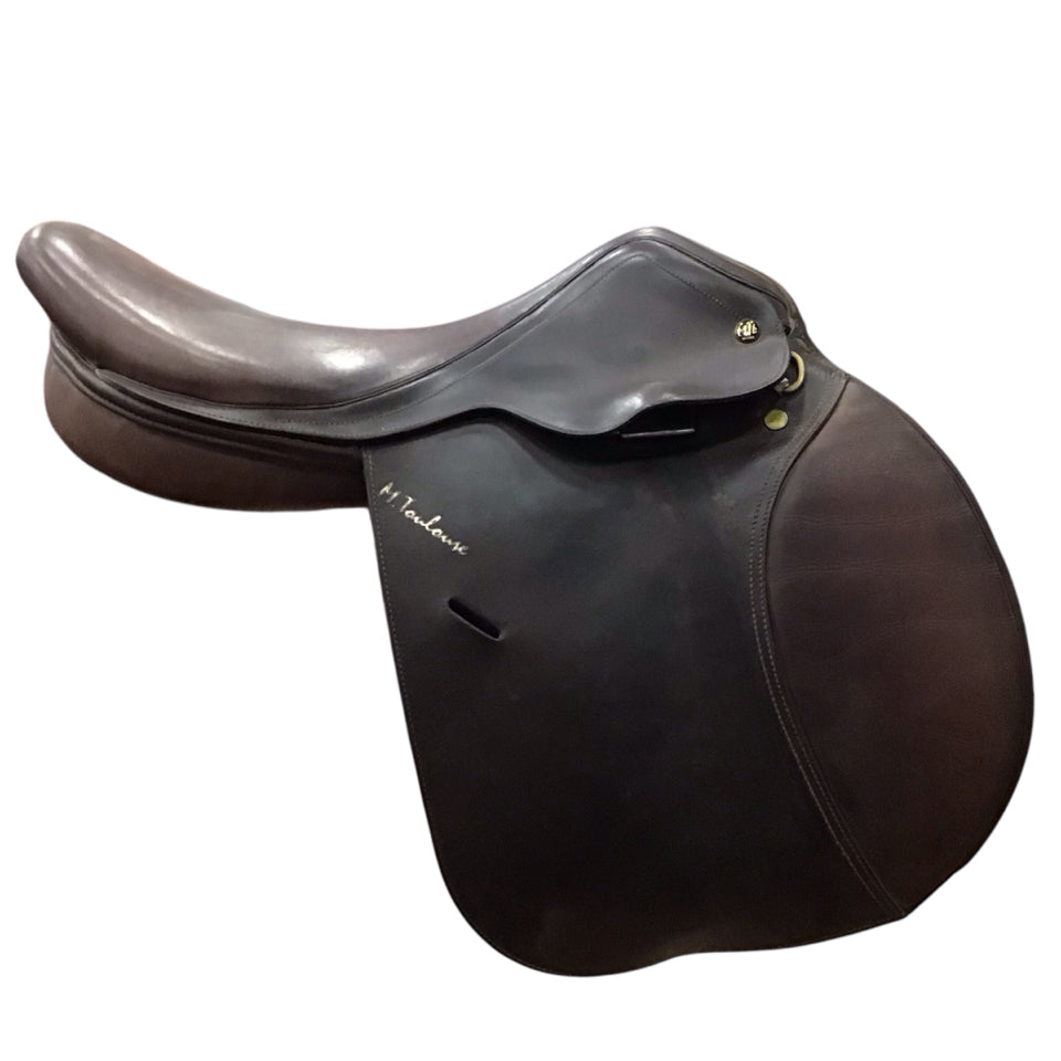 18" M. Toulouse Celine Medium/Wide Used Hunter/Jumper Saddle - H