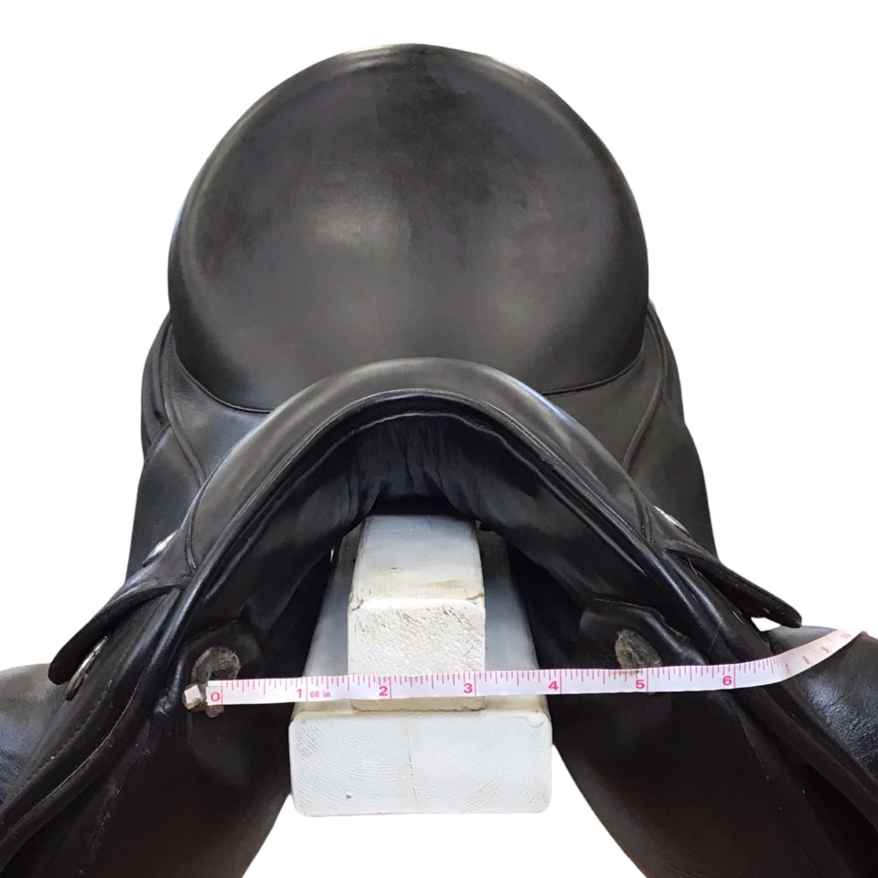 17.5" The Dressage Connection Medium Used Dressage Saddle - H