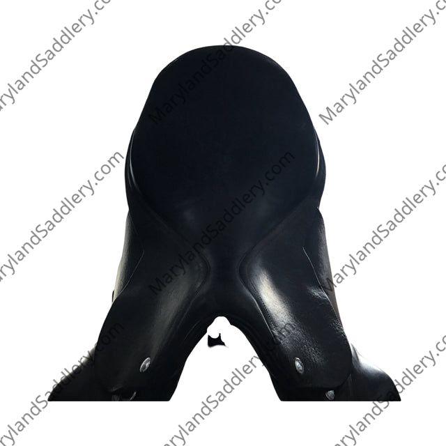 18" Verhan Iliad Medium Wide Tree Used Dressage Saddle - C