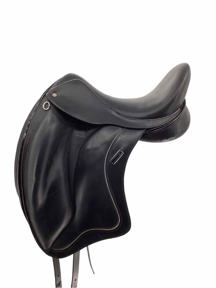 16" Stackhouse used dressage saddle short flap B