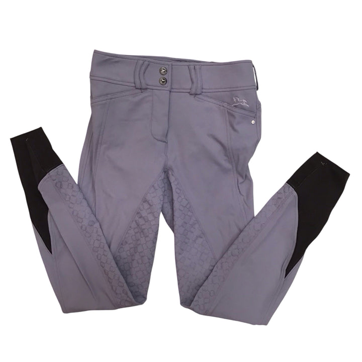 RJ Classics Women's 26R Kaia Full Seat Schooling Breech Blue Granite New - H