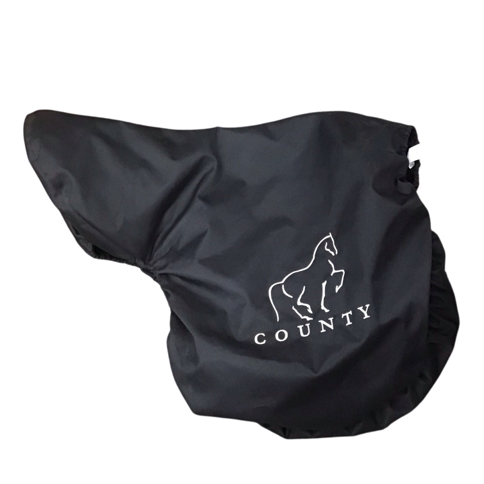 17" County Perfection Narrow Used Dressage Saddle - H