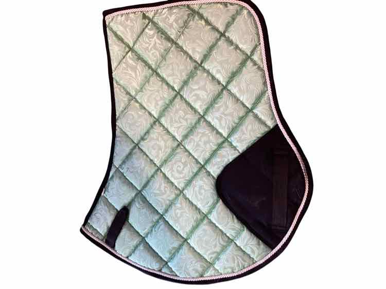 Pony used green flower pattern all purpose pad B