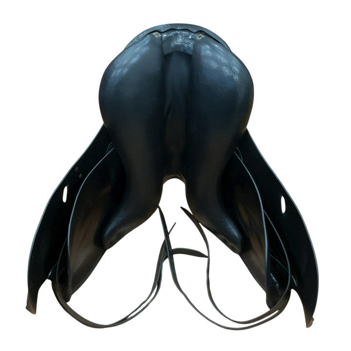 16.5" Custom Saddlery/Spirig 1874 28cm Med/Narrow Used Dressage Saddle - H