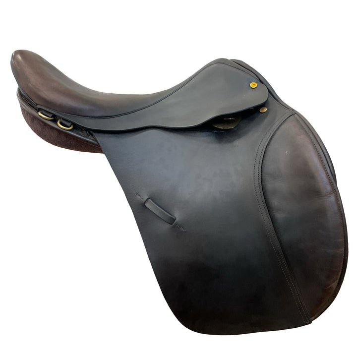 17.5" Black Country Customized Med/Wide Used All Purpose Saddle