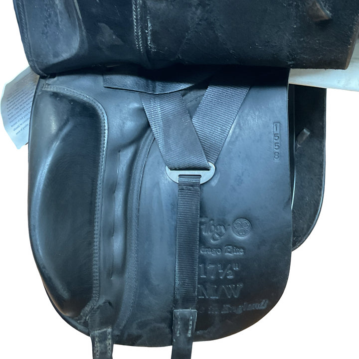 17.5" Trilogy Verago Elite Med/Wide Used Dressage Saddle