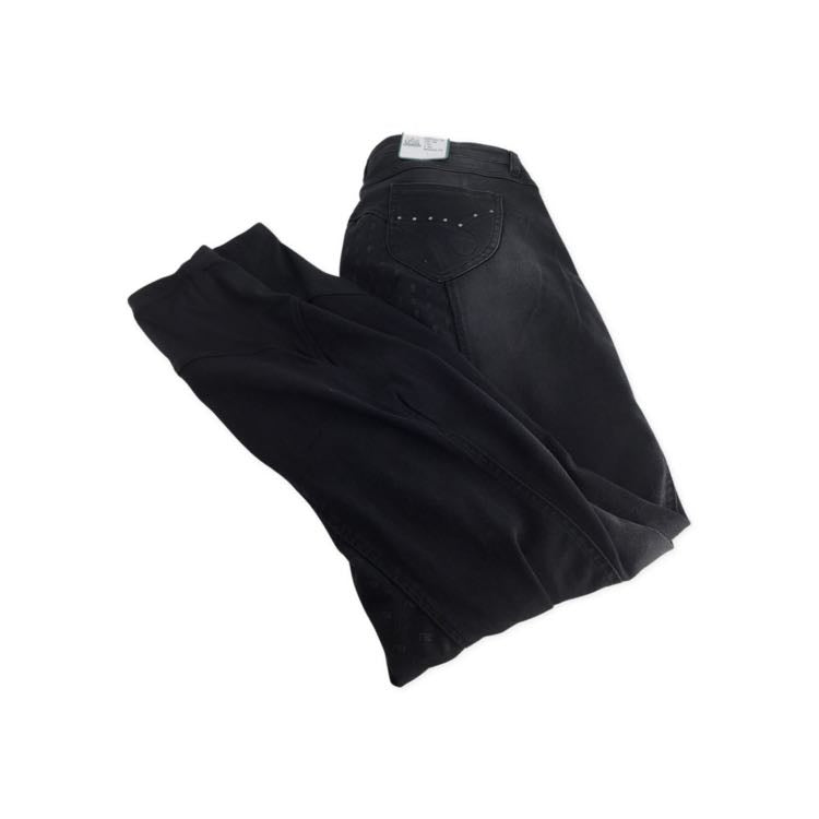 USG new ladies jean grey/ black breech size 30 B