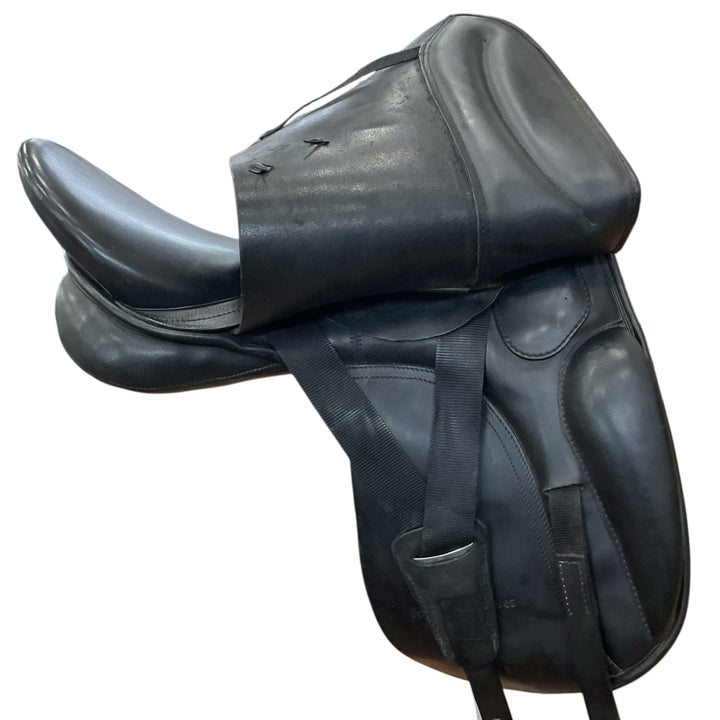 17.5" Jorge Canaves by Thornhill Vienna II XN/Wide Used Dressage Saddle - H