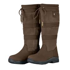 New brown barn boots size 7 Reg calf B
