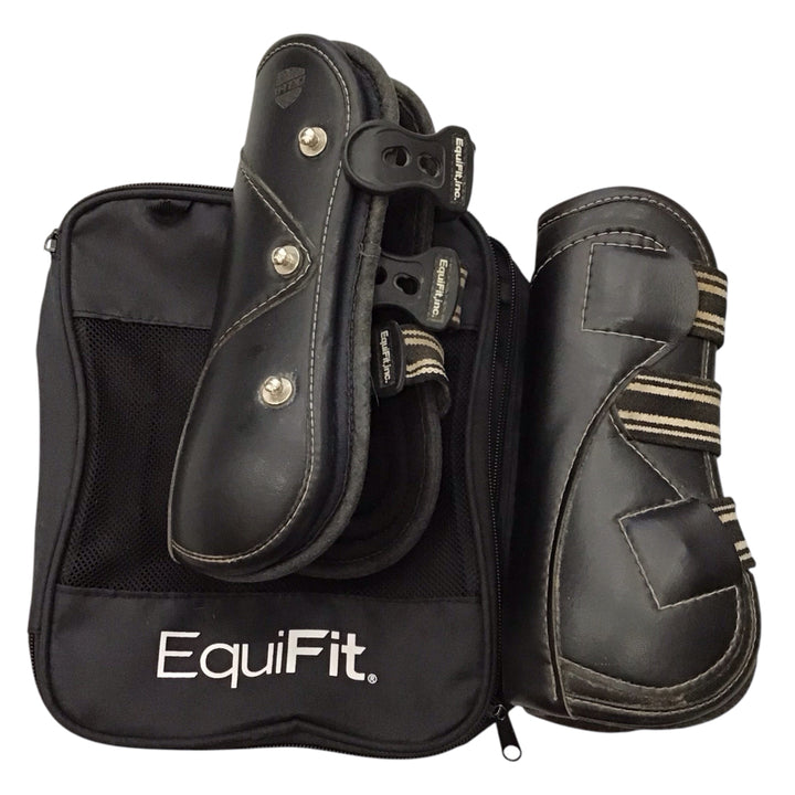 Equifit Large DTeq Open Front Boots Used - H