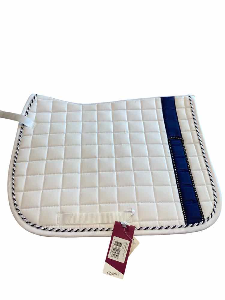 QHP new white dressage pony saddle pad B