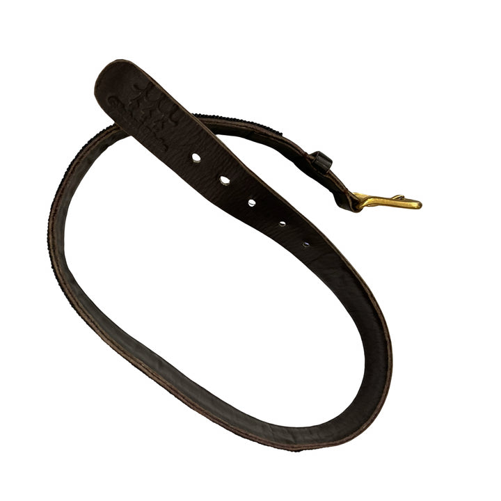 Global Girls Leather Beaded Belt Used