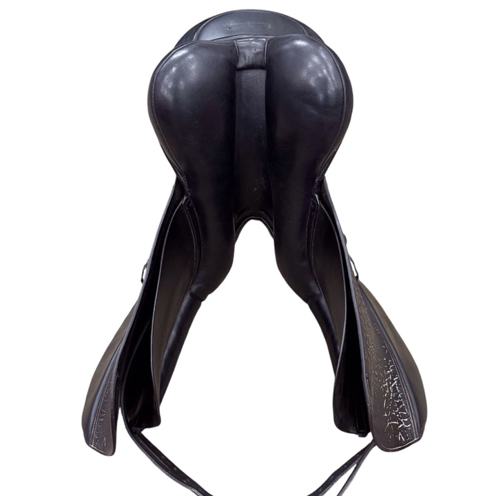 17.5" Ainsley Rubens Vanguard Medium Used Dressage Saddle - H
