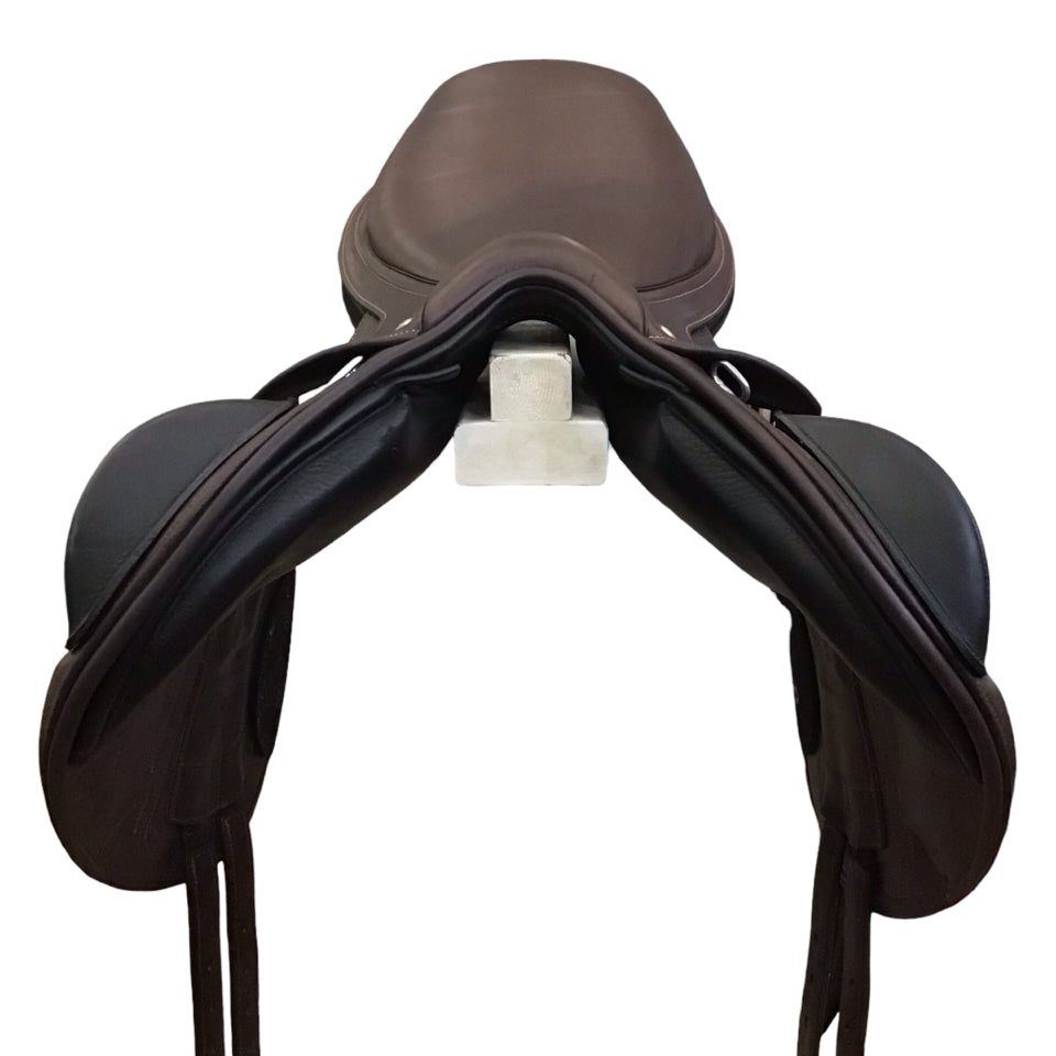 17.5" Bates Advanta Luxe Adjustable Used Hunter/Jumper Saddle - H