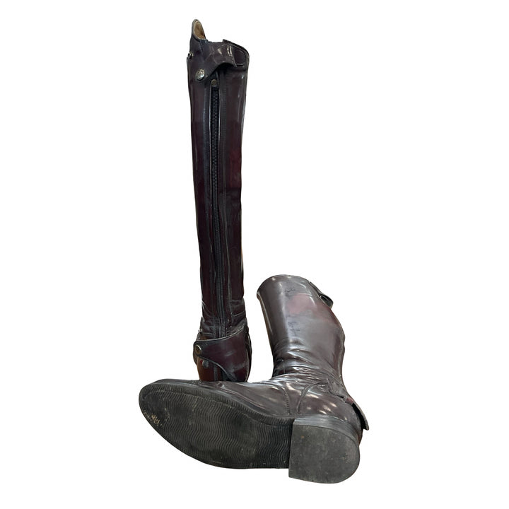 LA MUNDIAL WOMEN SHOE SIZE 39 BROWN RIDING BOOTS
