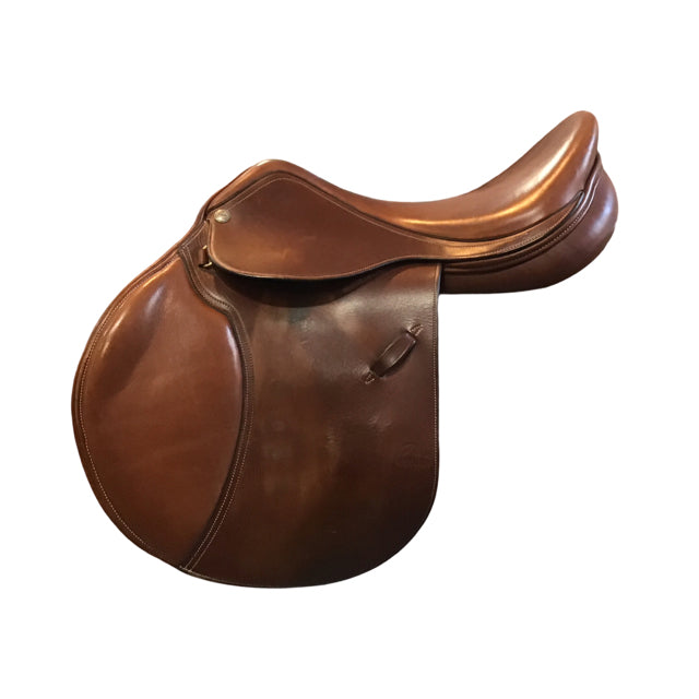 16.5" Pessoa Wide Tree Used Close Contact Saddle - C