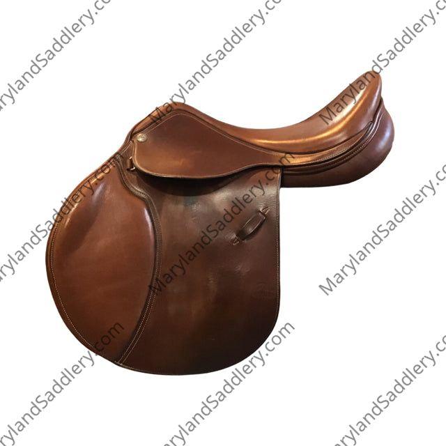 16.5" Pessoa Wide Tree Used Close Contact Saddle - C