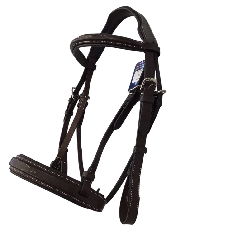 ExionPro Pony Size Fancy Stitch Bridle with Reins New - H