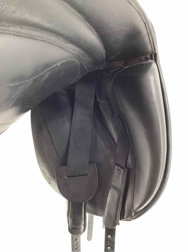 17.5" Hulsebos balance used dressage saddle reflocked 2024 B