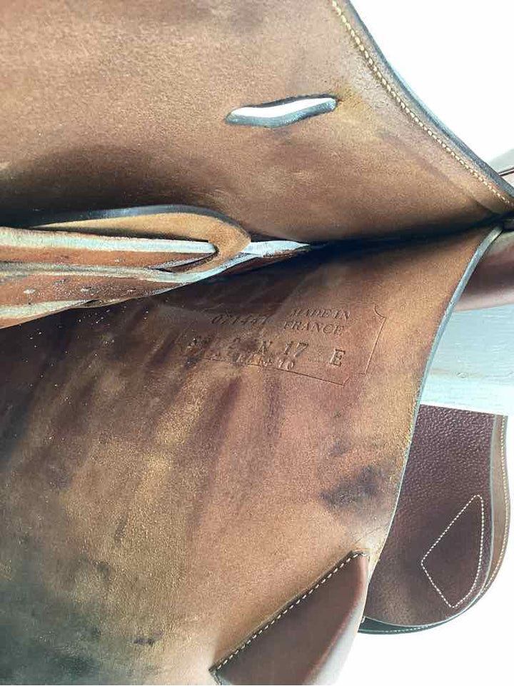 17" Antares used close contact saddle B blue cover