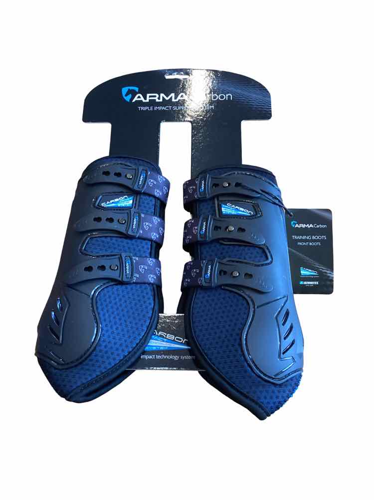NEW navy jumping boots size full horse B