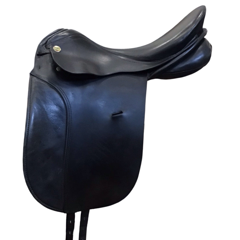 17.5" Karl Niedersuss Symphonie Medium Used Dressage Saddle - H