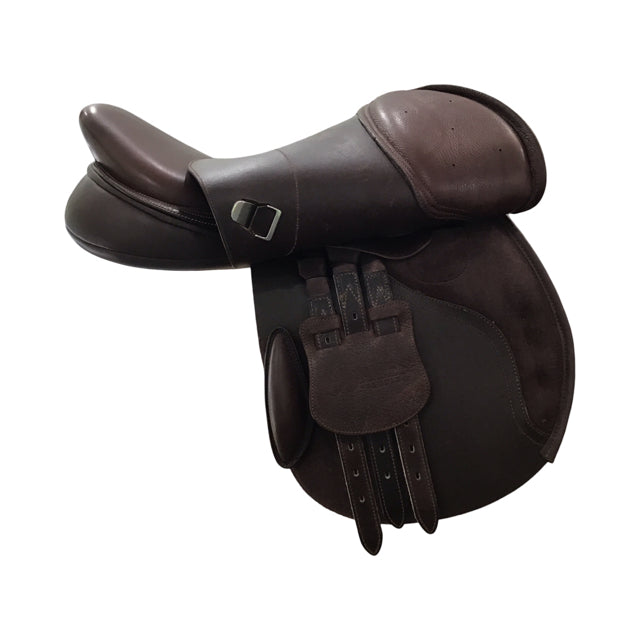 16.5" Bates Hunter Jumper ADJ Tree Used Close Contact Saddle - C