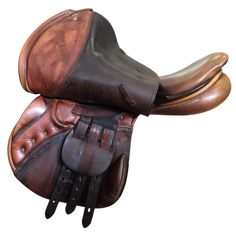 17" County Stabilizer Narrow Used Hunter/Jumper Saddle - H