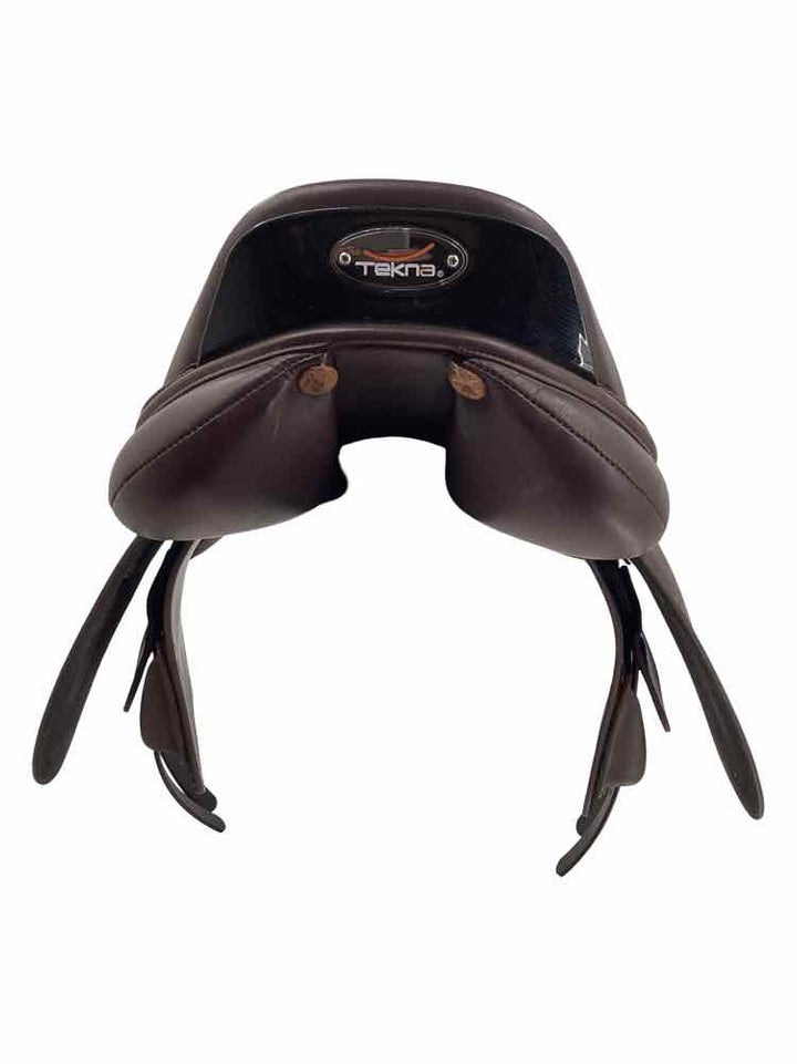 17" Tekna used close contact adjustable tree saddle B has gullet set and cover