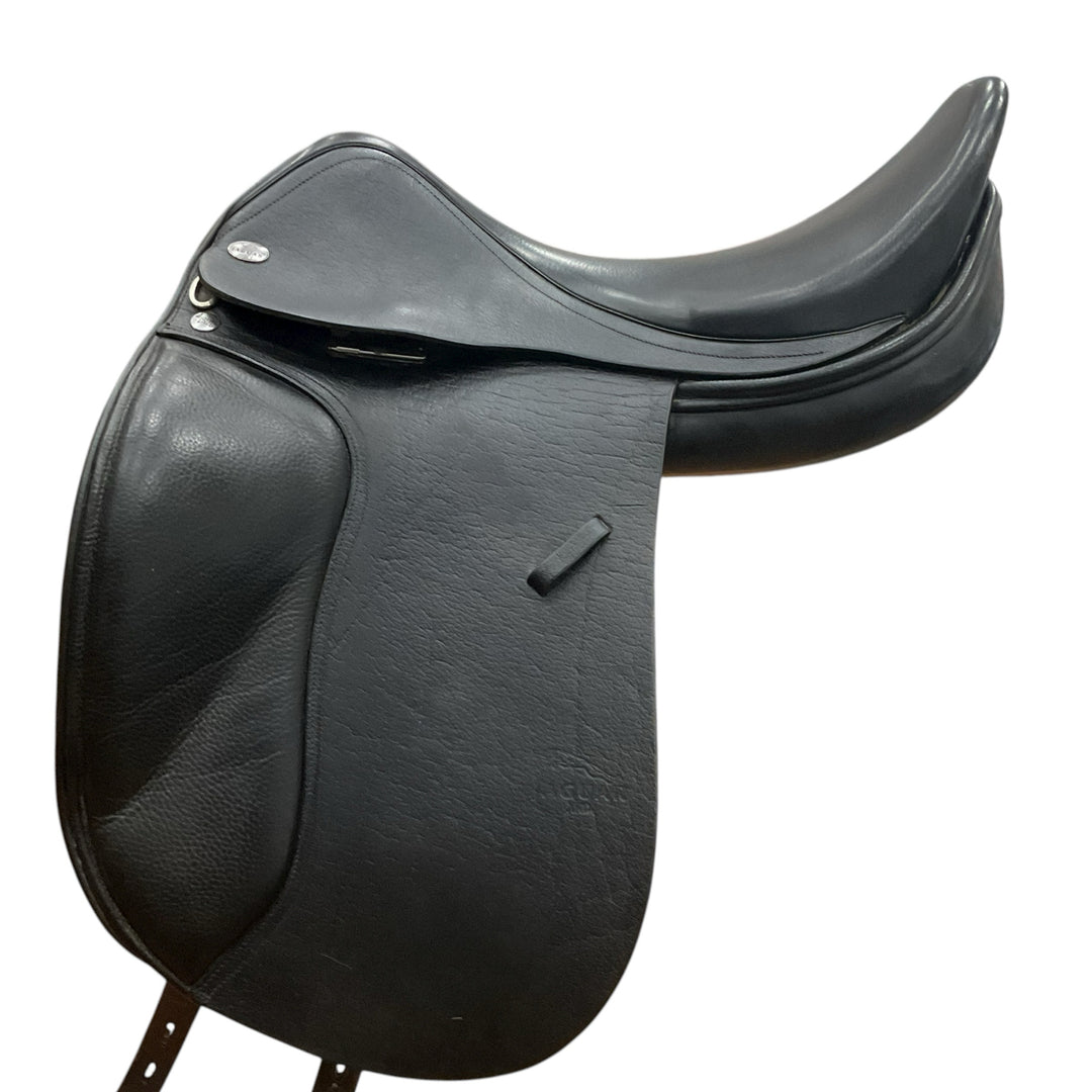 18" Harry Dabbs Jaguar XKC Medium Used Dressage Saddle - H