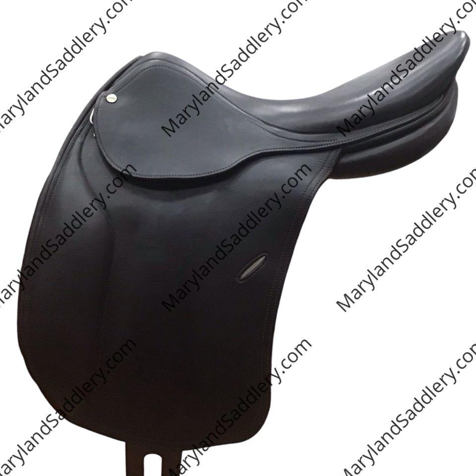 17.5" Macel Samba Medium Used Dressage Saddle - H