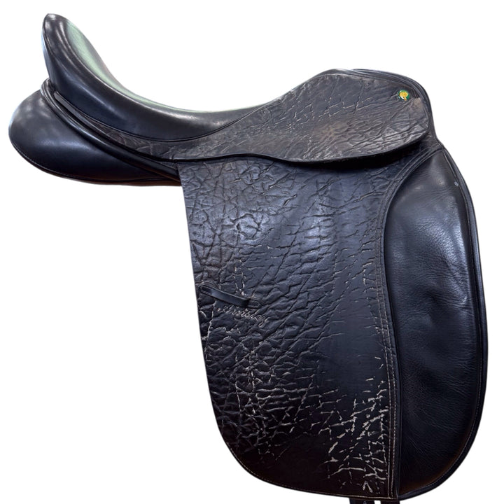 17.5" Ainsley Rubens Vanguard Medium Used Dressage Saddle - H