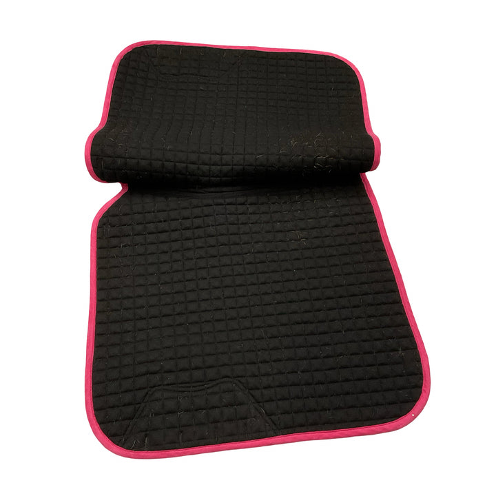 LeMieux Large Suede Dressage Saddle Pad Watermelon Used