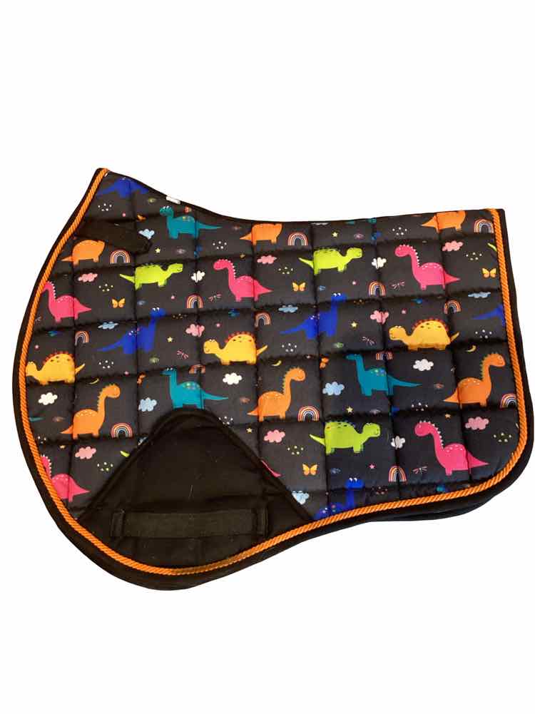 Pony saddle pad all purpose dino pattern B