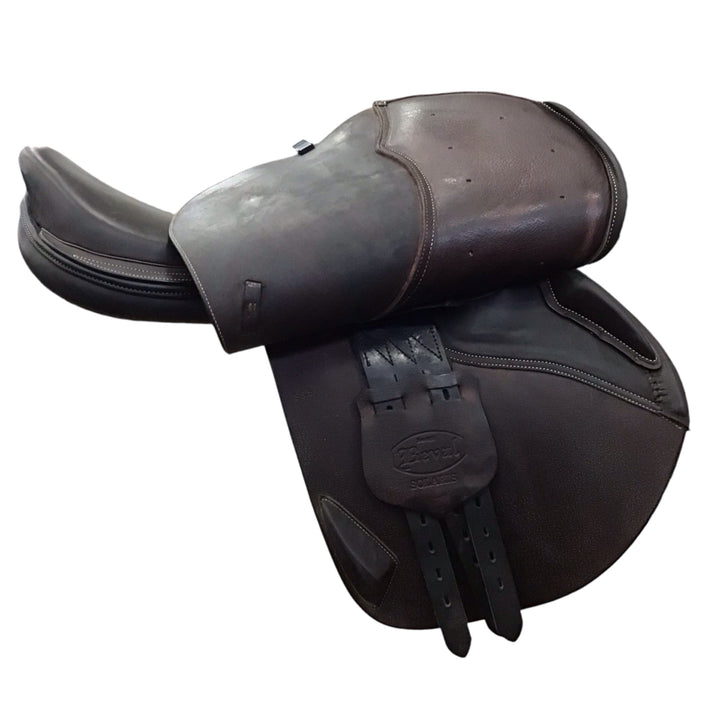 18" Beval Solaris Medium/Wide Used Hunter/Jumper Saddle - H