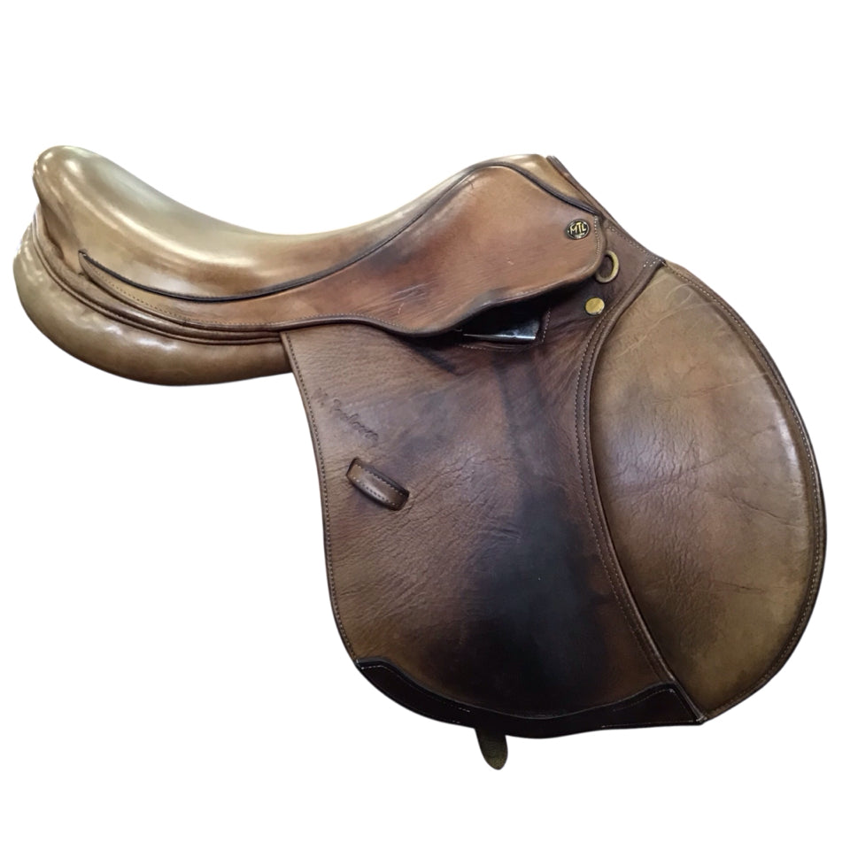 17" M. Toulouse Annice Adjustable Used Hunter/Jumper Saddle - H