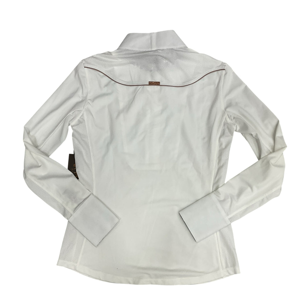 Chestnut Bay Women's Small Caliente Western Show Shirt White New - H