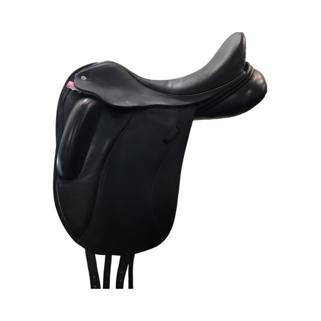 17.5" Custom Saddlery Advantage Monoflap MN Tree Used Dressage Saddle -  C