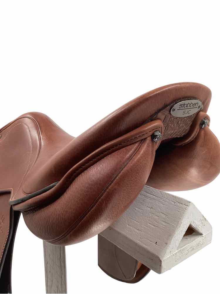 18" Stubben Portos Elite used close contact saddle wool flocked