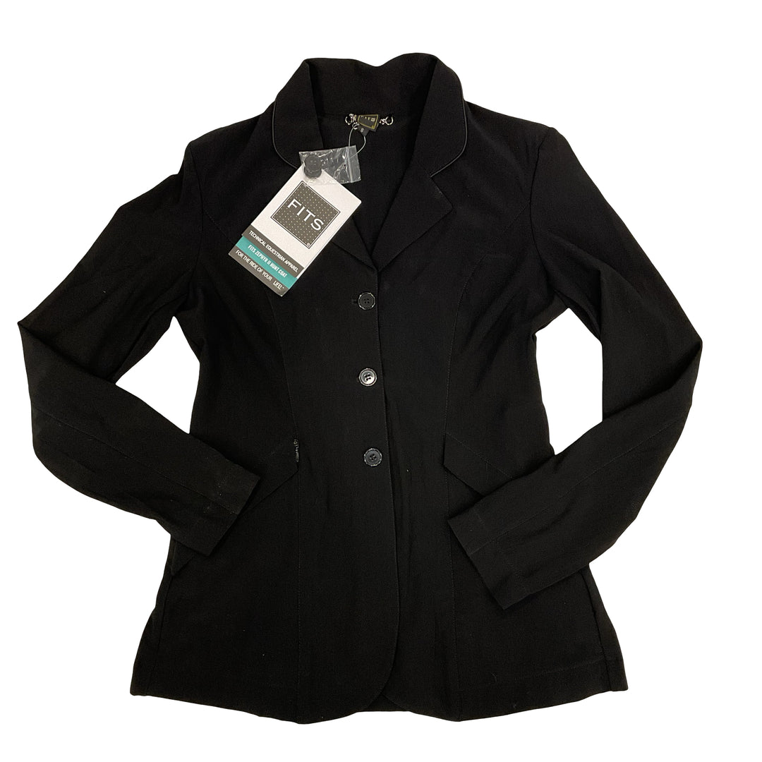 FITS Women's Small Zephyr II Show Coat Black New - H