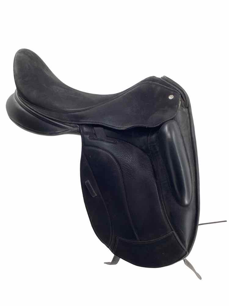 18" Custom Icon flight used monoflap dressage saddle