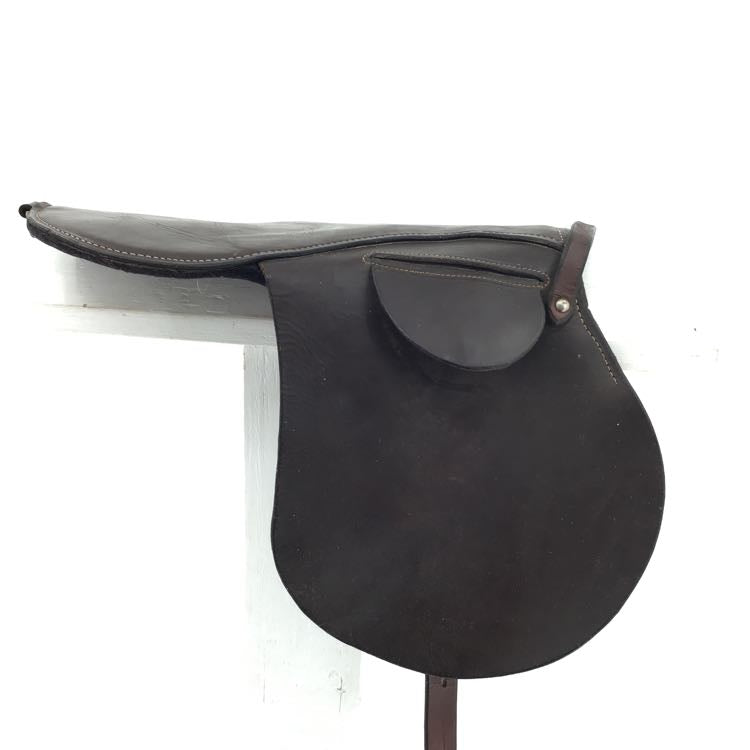 15" Childrens lead line saddle B