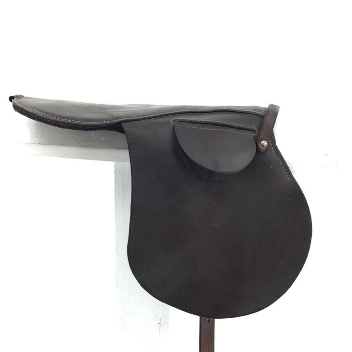 15" Childrens lead line saddle B